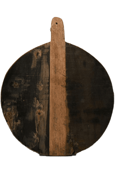 Wooden plank met handvat D35